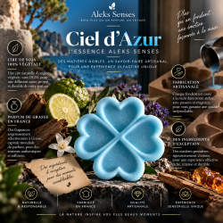Fondant parfumé Ciel d'Azur | Fondant artisanal parfum de Grasse | Aleks Senses