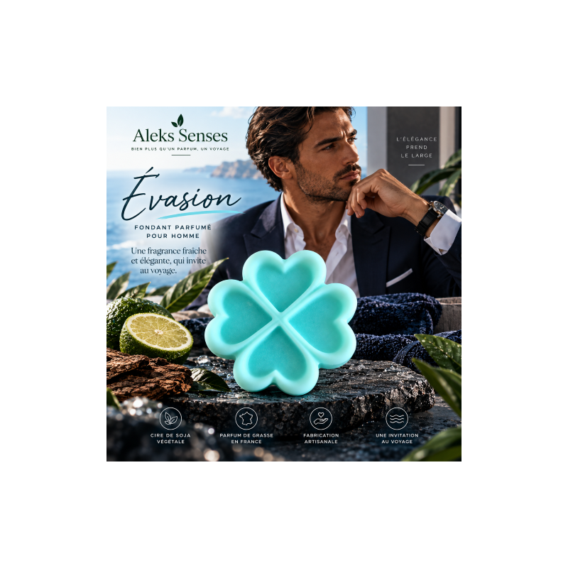Fondant parfumé Évasion | Aleks Senses Signature