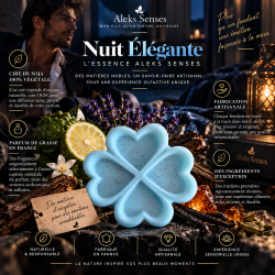 Fondant parfumé Nuit Élégante | Fondant artisanal boisé et épicé | Aleks Senses