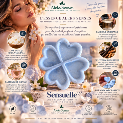 Fondant parfumé Aurore Dorée | Fondant artisanal floral et vanillé | Aleks Senses