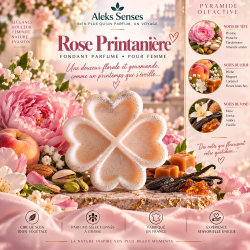Fondant parfumé Rosée Printanière | Fondant artisanal floral et fruité | Aleks Senses