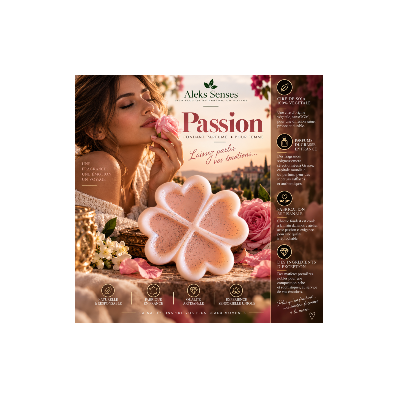 Fondant parfumé Passion | Aleks Senses Signature