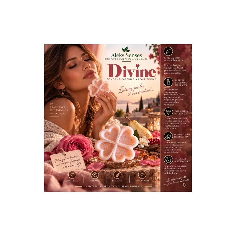 Fondant parfumé Divine | Aleks Senses Signature