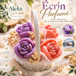 Petit bouquet de fleurs en cire parfumée | Aleks Senses