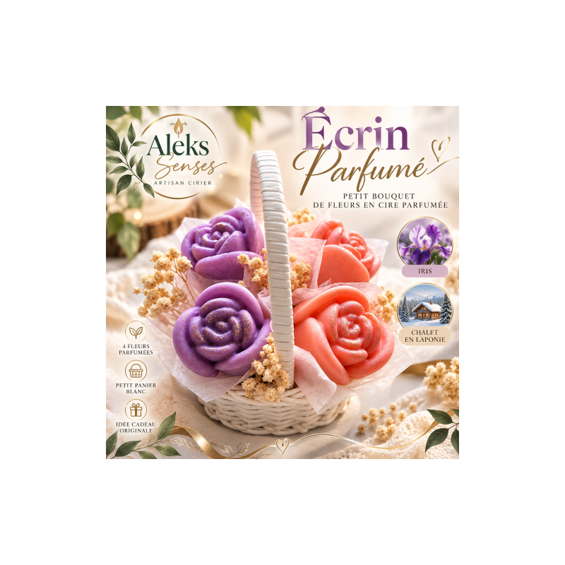 Petit bouquet de fleurs en cire parfumée | Aleks Senses