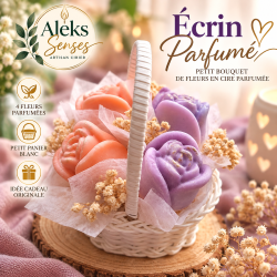 Petit bouquet de fleurs en cire parfumée | Aleks Senses