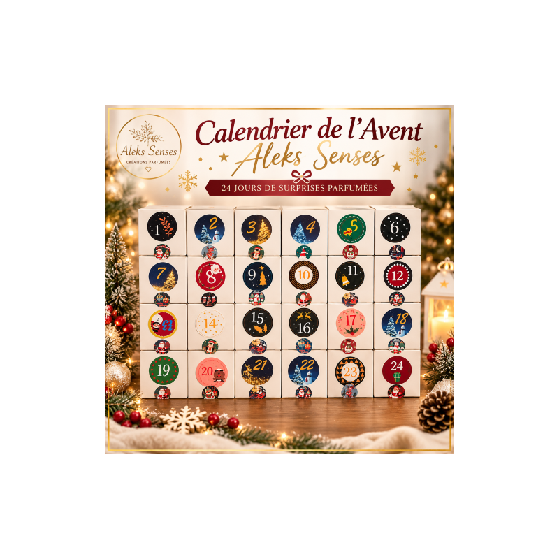 Calendrier de l’Avent Fondants Parfumés | Aleks Senses